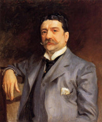 Portrait of Louis Alexander Fagan by John Singer Sargent — hand-painted portrait oil painting reproduction on canvas