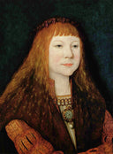 Portrait of Louis II of Hungary by Bernhard Strigel — male oil painting wall art, Northern Renaissance