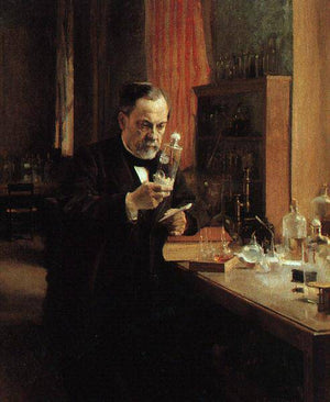 Portrait of Louis Pasteur - Albert Edelfelt