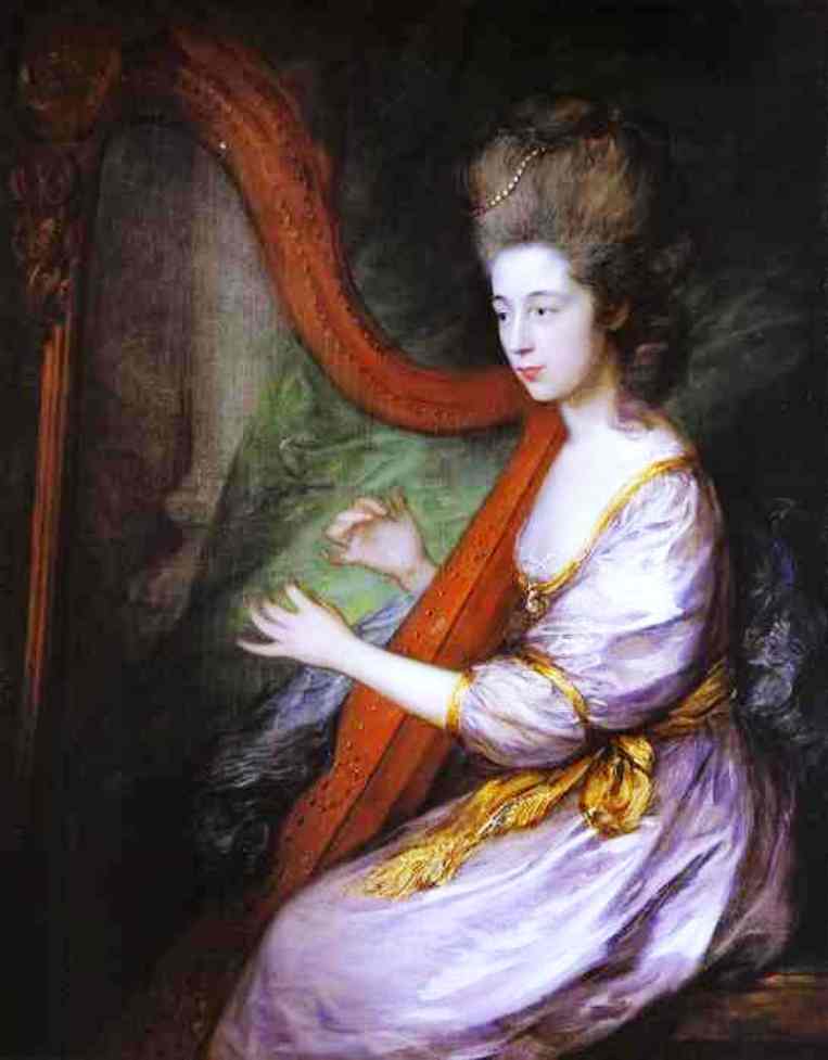 Portrait of Louisa, Lady Clarges - Thomas Gainsborough