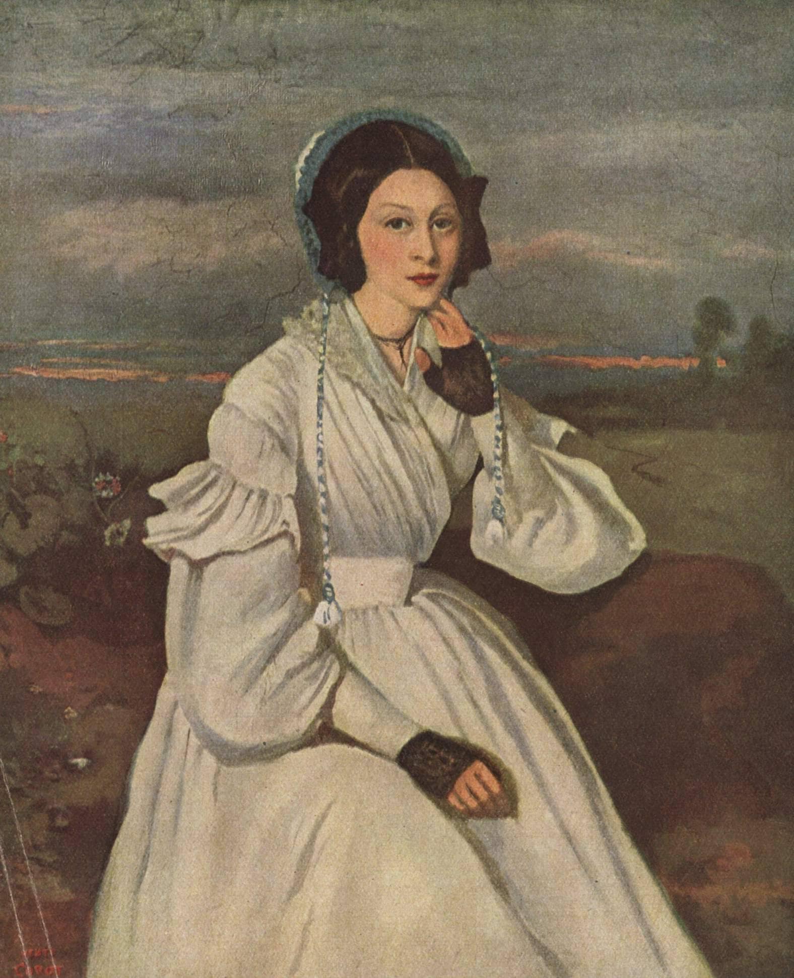 Portrait of Louise Claire Sennegon, future Madame Charmois