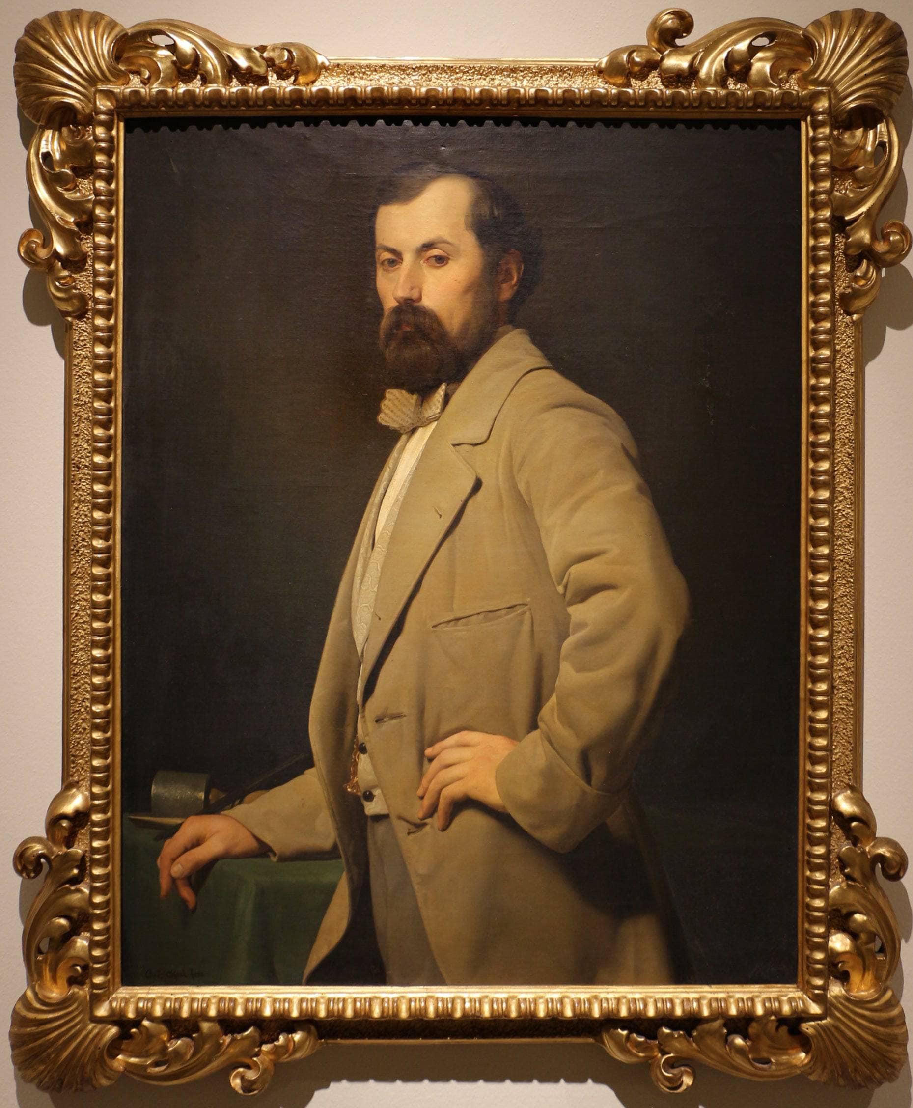 Portrait of Luigi Majoli - Antonio Ciseri