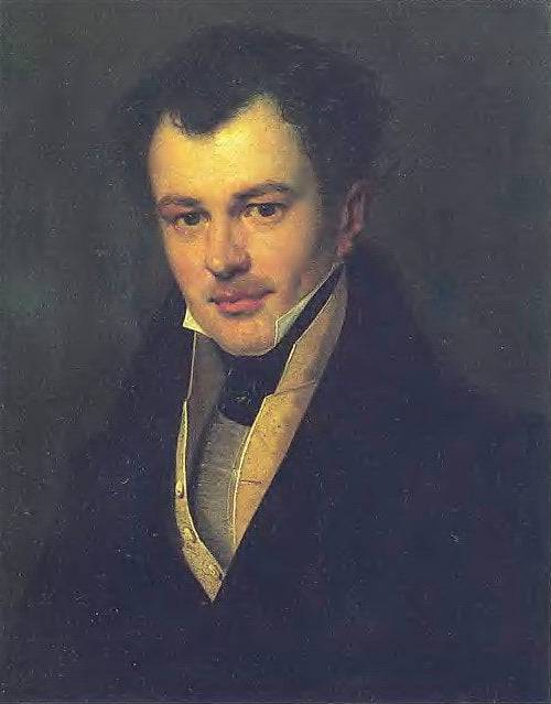 Portrait of M.M.Cherkasov - Orest Kiprensky