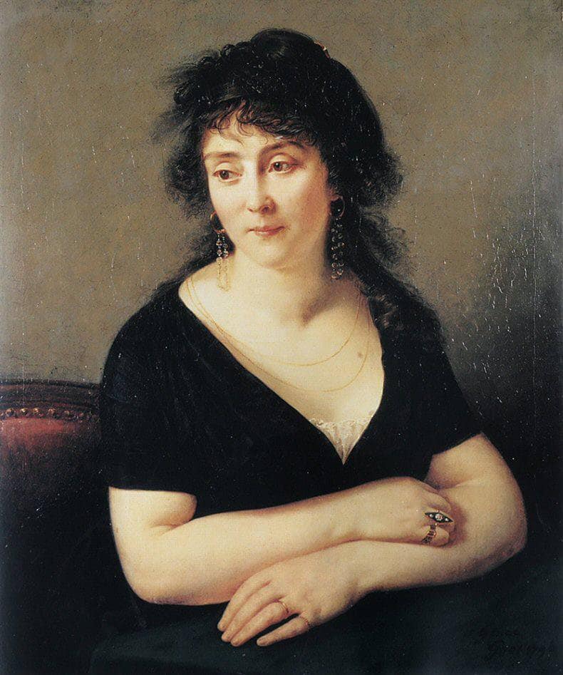 Portrait of Madame Bruyere by Antoine-Jean Gros — hand-painted portrait oil painting reproduction on canvas