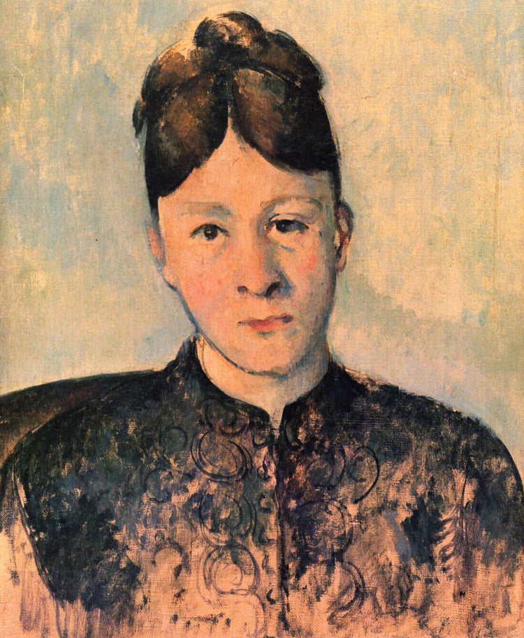 Portrait of Madame Cezanne - Paul Cezanne