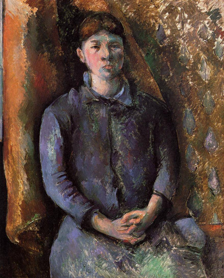 Portrait of Madame Cezanne - Paul Cezanne