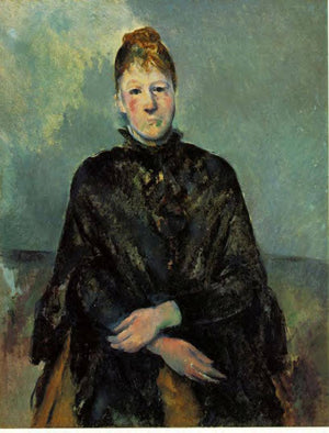 Portrait of Madame Cezanne - Paul Cezanne