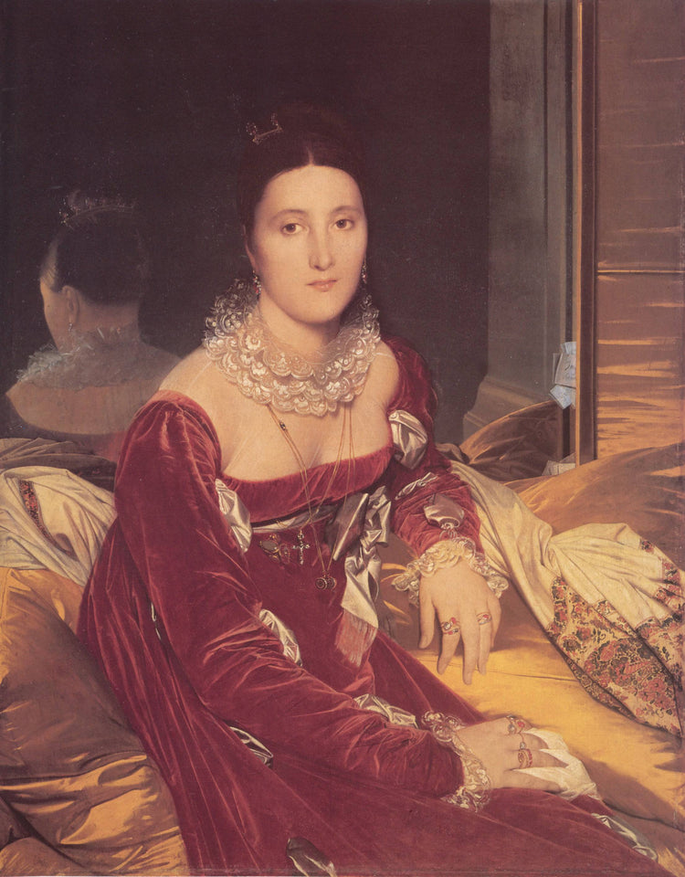 Portrait of Madame de Senonnes - Jean Auguste Dominique Ingres