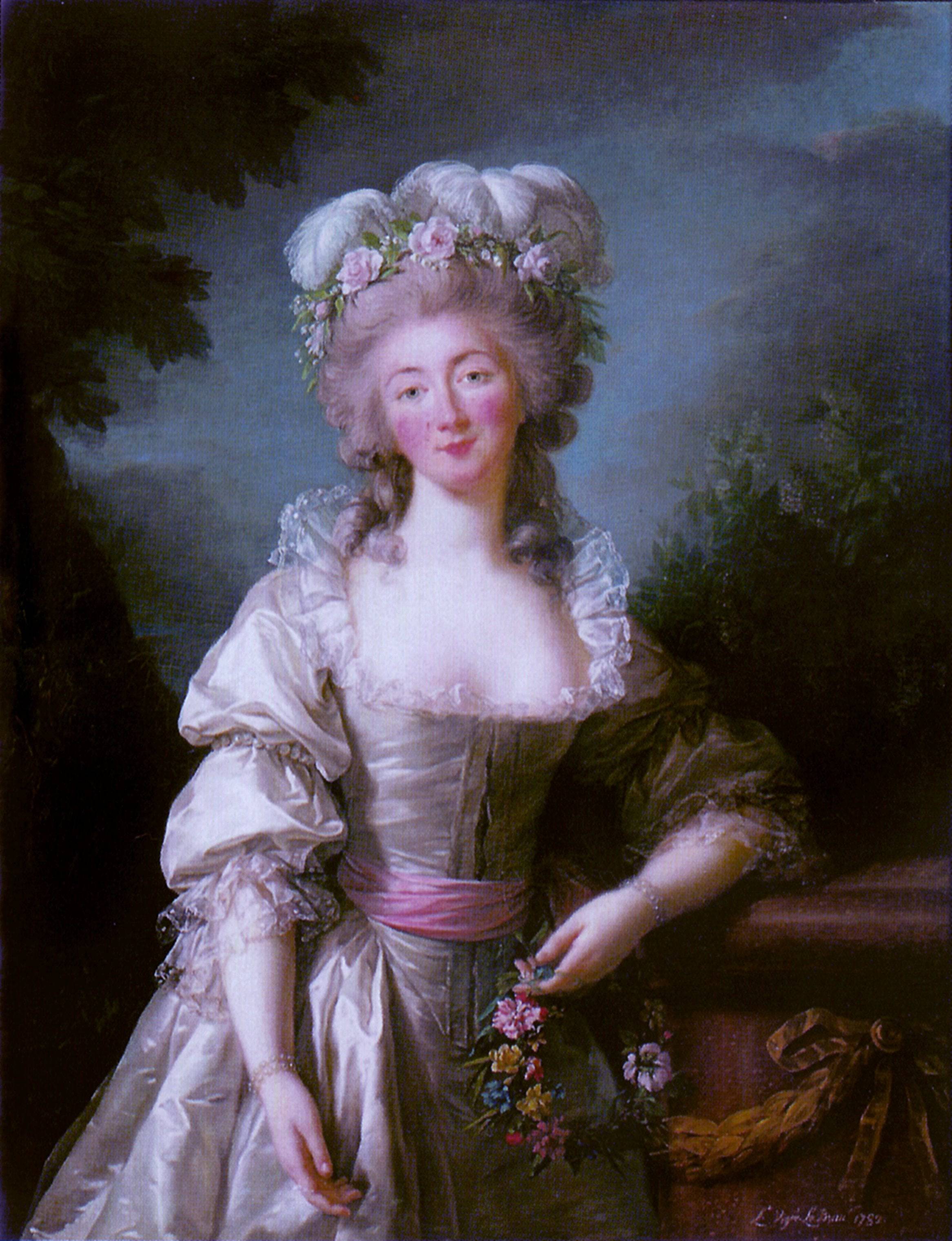 Portrait of Madame du Barry - Louise Elisabeth Vigee Le Brun