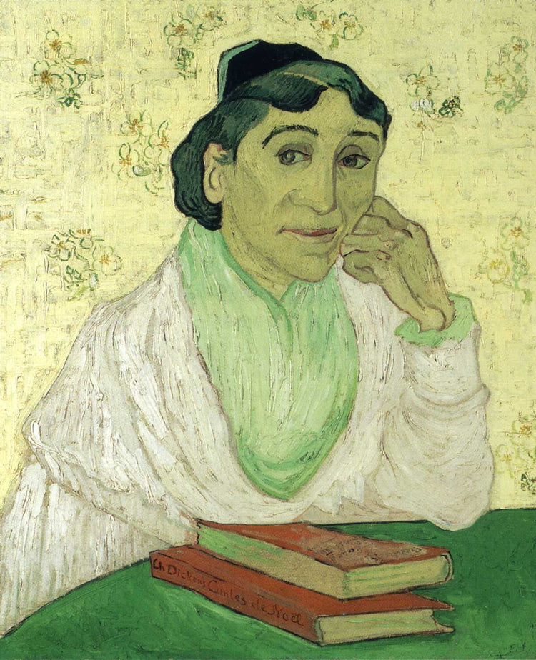 Portrait of Madame Ginoux (L'Arlesienne) - Vincent van Gogh