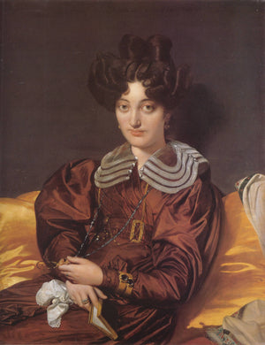 Portrait of Madame Marcotte de Sainte-Marie - Jean Auguste Dominique Ingres