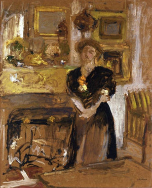 Portrait of Madame Marie des Jardins Fontaine - Edouard Vuillard