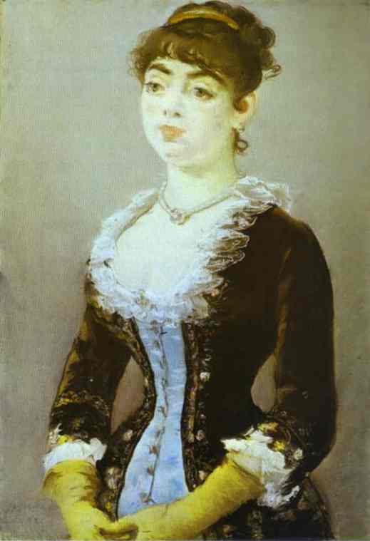 Portrait of madame Michel-Levy by Edouard Manet — hand-painted portrait oil painting reproduction on canvas