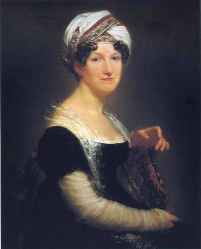 Portrait of Madame Péan de Saint-Gilles in home office