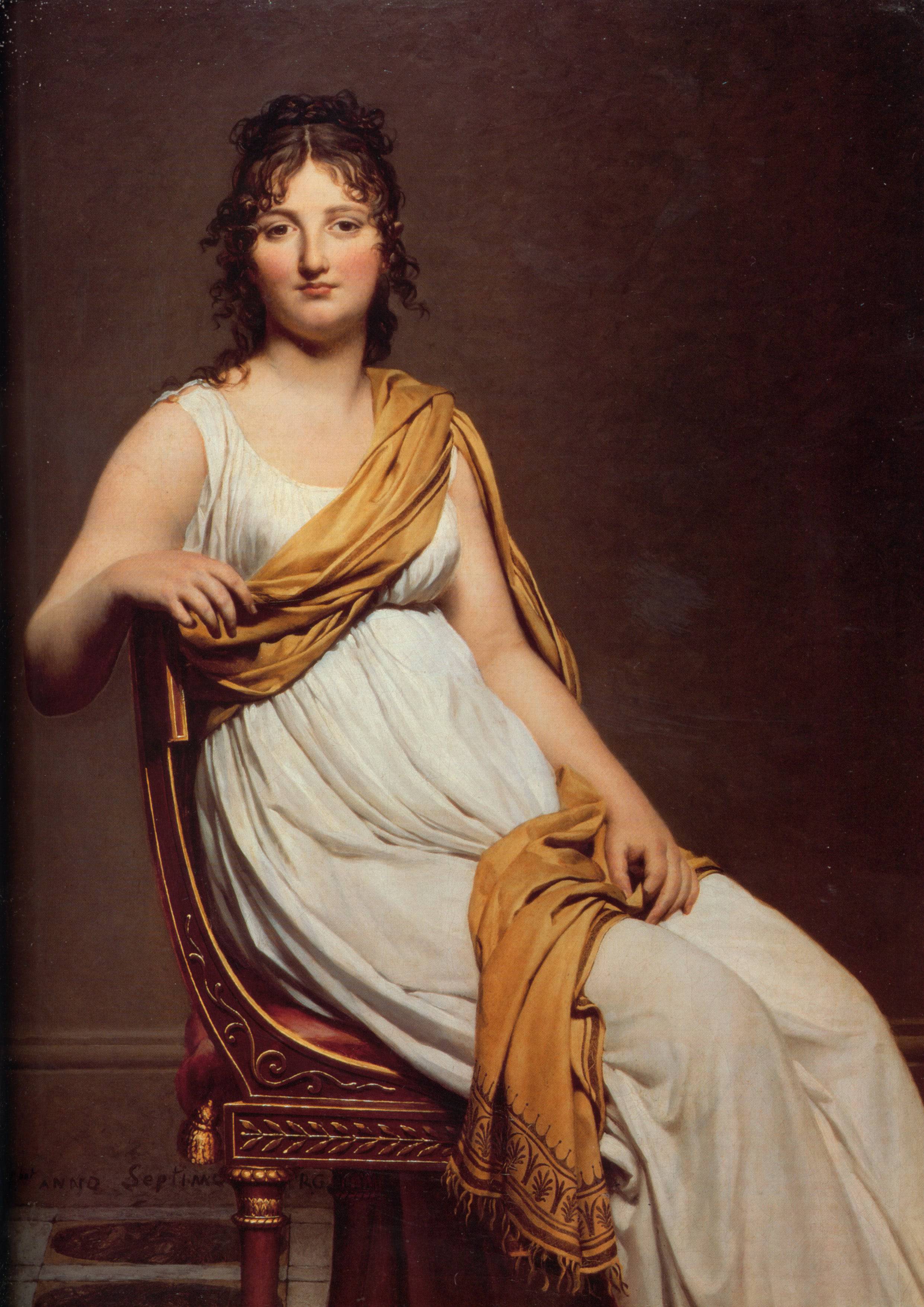 Portrait of Madame Raymond de Verninac - Jacques-Louis David