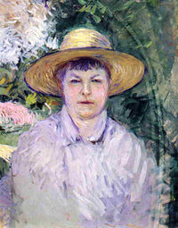 Portrait of Madame Renoir by Gustave Caillebotte — hand-painted portrait oil painting reproduction on canvas