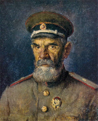 Portrait of Major-General of Medical Services A. R. Zlobin by Ilya Mashkov — hand-painted portrait oil painting reproduction on canvas