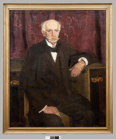 Portrait of Maksymilian Ehrenpreis in modern living room