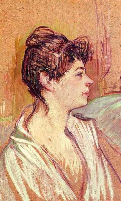 Portrait of Marcelle in study