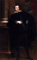 Portrait of Marcello Durazzo by Anthony van Dyck — hand-painted portrait oil painting reproduction on canvas