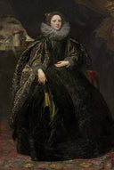Portrait of Marchesa Balbi by Anthony van Dyck — male oil painting wall art, Baroque