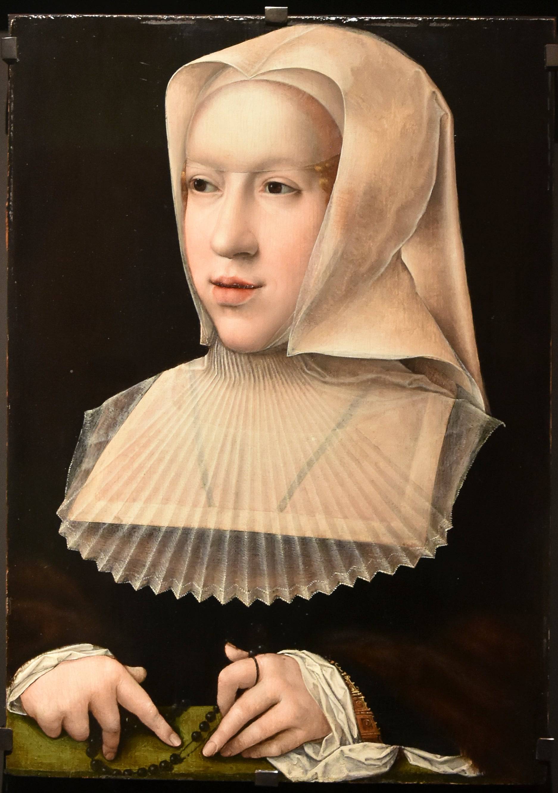 Portrait of Margaret of Austria - Bernard Van Orley