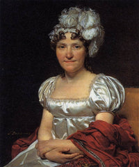 Portrait of Marguerite Charlotte David by Jacques-Louis David — hand-painted portrait oil painting reproduction on canvas