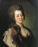Portrait of Maria Alexeevna Lvova by Dmitry Levitzky — male oil painting wall art, Rococo
