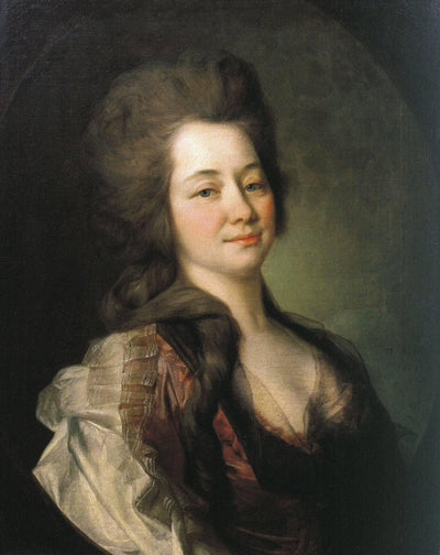 Portrait of Maria Alexeevna Lvova in kitchen