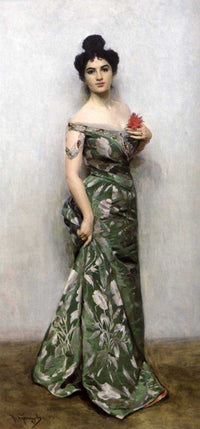 Portrait of Maria Nikolaevna Kuznetsova - the artist's daughter