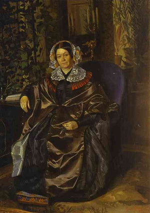 Portrait of Maria Pavlovna Druzhinina - Pavel Fedotov