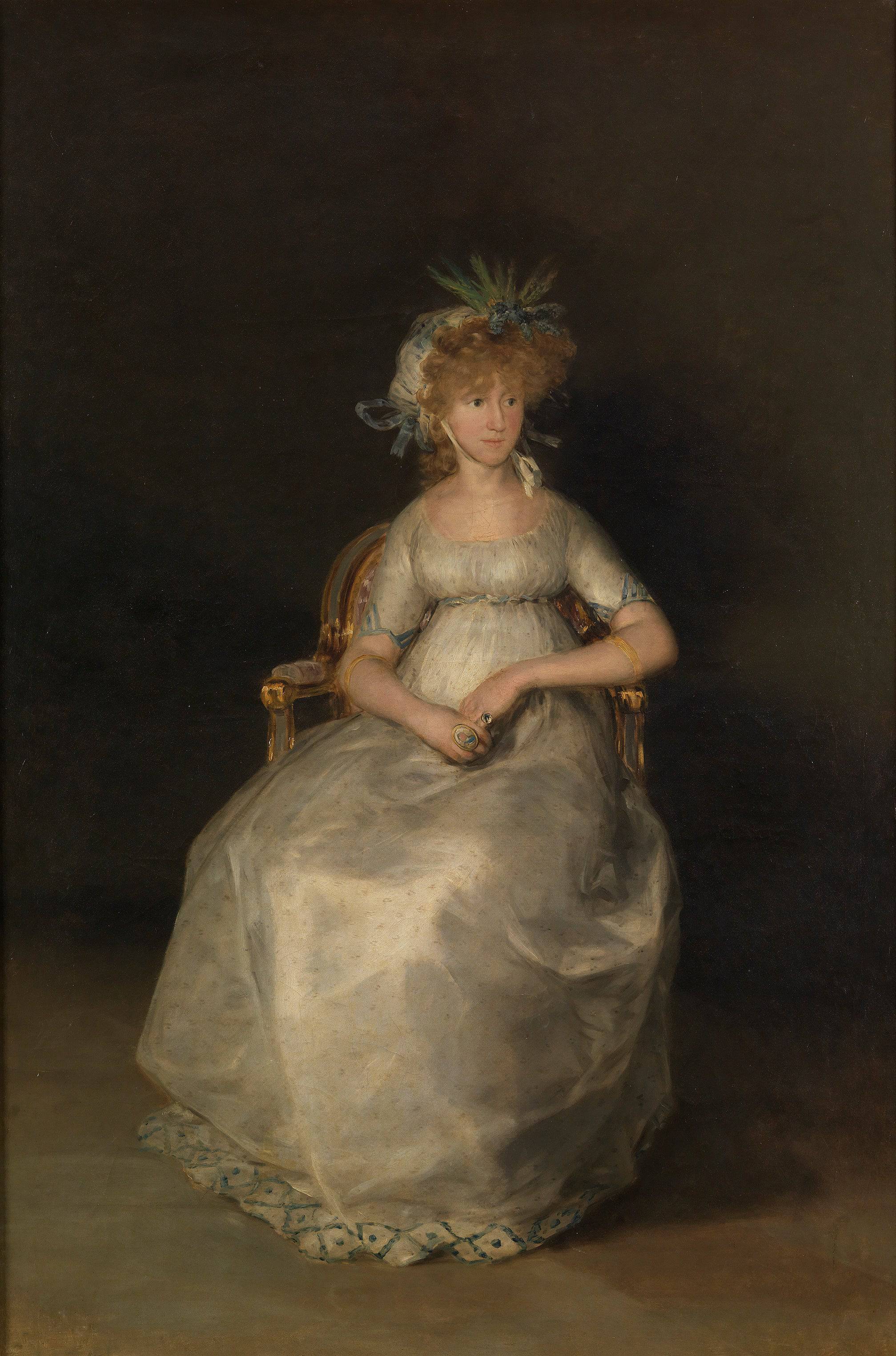 Portrait of Maria Teresa of Ballabriga, Countess of Chinchon - Francisco Goya