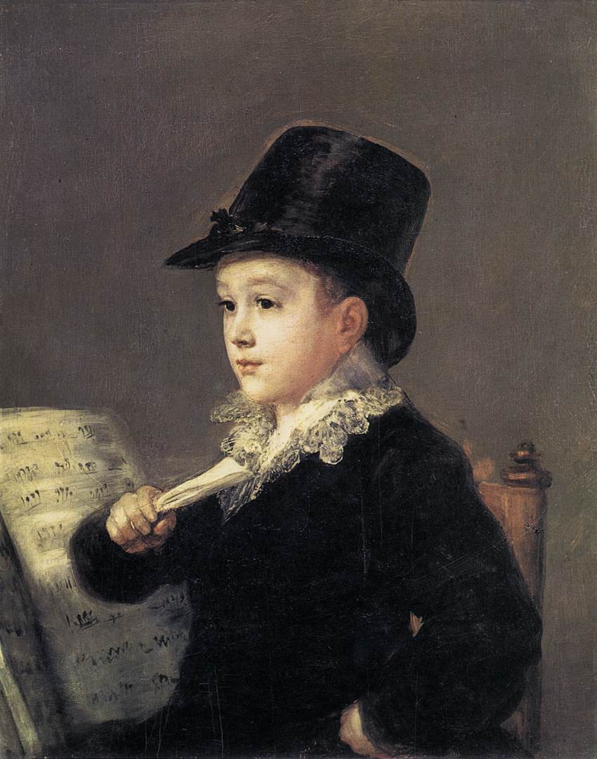 Portrait of Mariano Goya by Francisco Goya — hand-painted portrait oil painting reproduction on canvas
