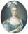 Portrait of Marie Antoinette in entryway