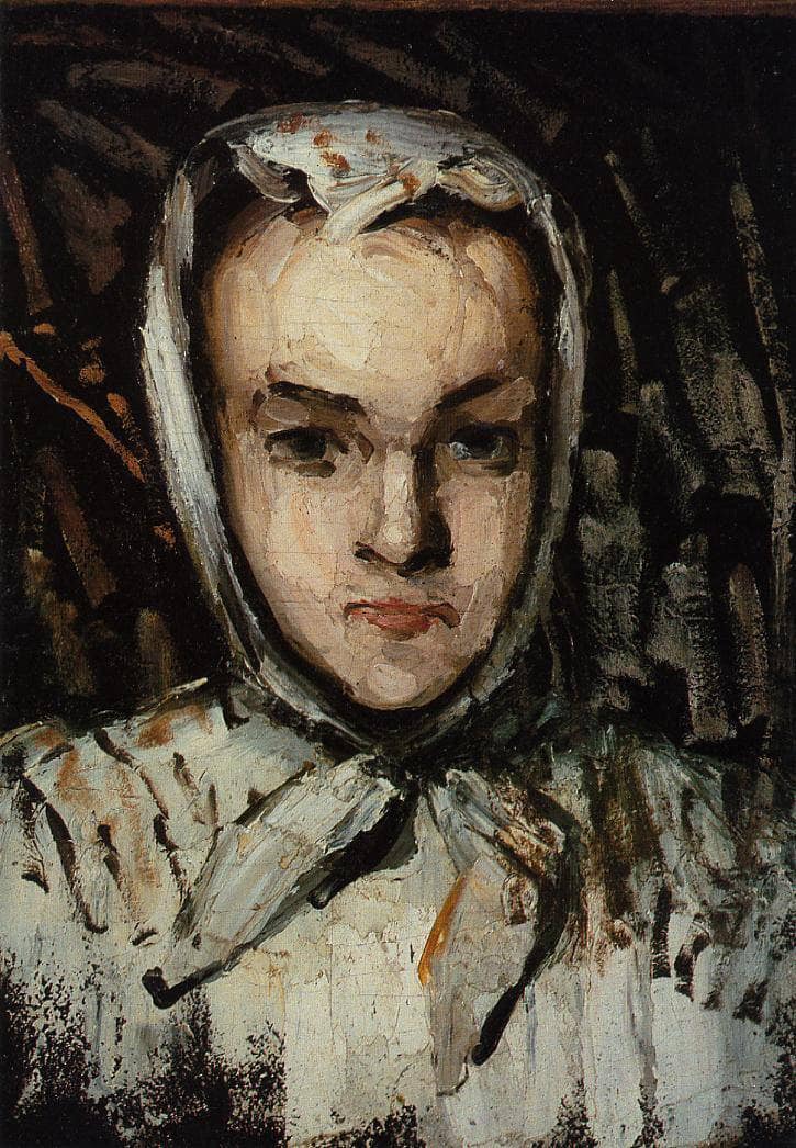Portrait of Marie Cezanne, the Artist's Sister on gallery wrap