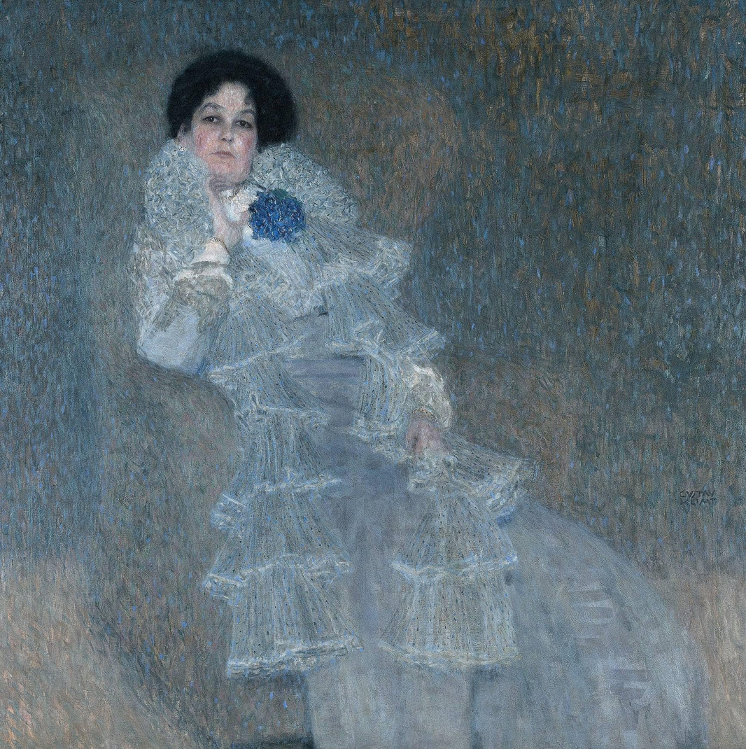 Portrait of Marie Henneberg by Gustav Klimt — hand-painted portrait oil painting reproduction on canvas
