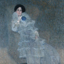 Portrait of Marie Henneberg by Gustav Klimt — male oil painting wall art, Symbolism