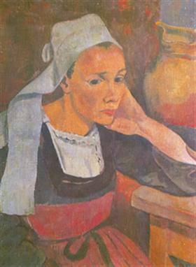 Portrait of Marie Lagadu - Paul Serusier