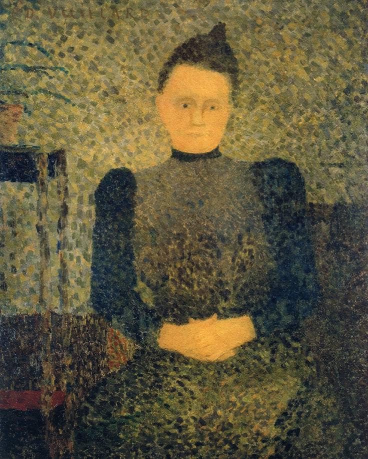 Portrait of Marie Vuillard by Edouard Vuillard — hand-painted portrait oil painting reproduction on canvas
