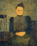 Portrait of Marie Vuillard by Edouard Vuillard — male oil painting wall art, Pointillism
