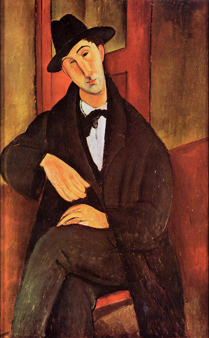 Portrait of Mario Varvogli - Amedeo Modigliani