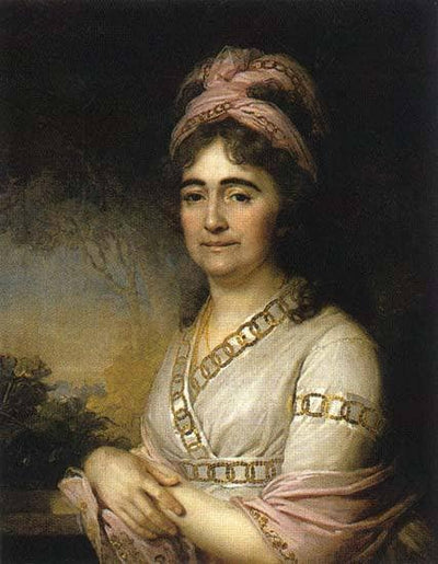 Portrait of Martha Arbeneva in dining room