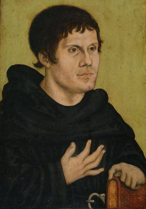 Portrait of Martin Luther as an Augustinian Monk - Lucas Cranach the Elder