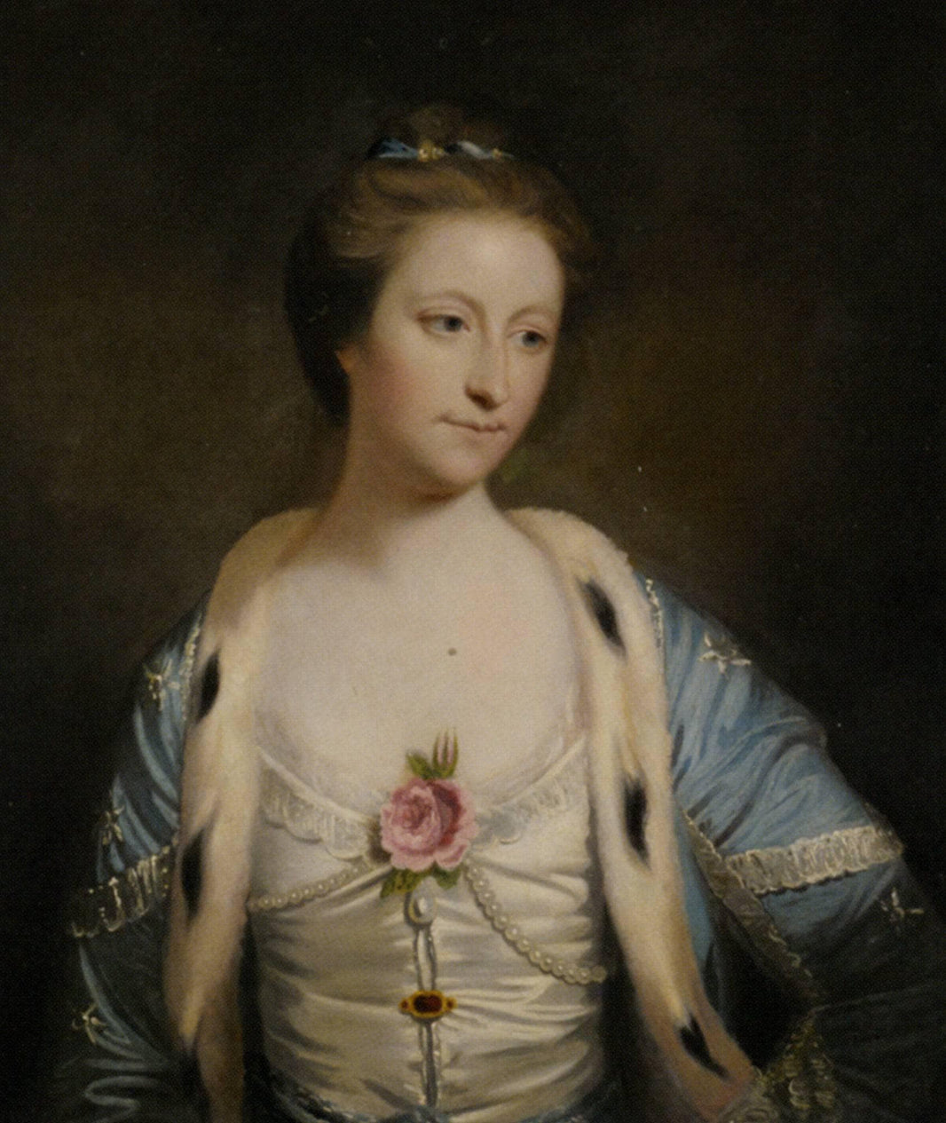 Portrait of Mary Barnardiston by Joshua Reynolds — hand-painted portrait oil painting reproduction on canvas