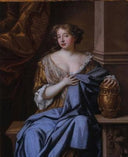 Portrait of Mary Moll Davis (fl.1663-1669) by Mary Beale — female oil painting wall art, Baroque