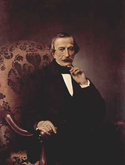 Portrait of Massimo d'Azeglio in hallway