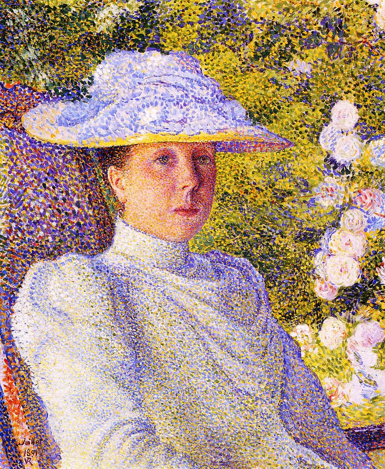 Portrait of Mathilde Vereeken - Theo van Rysselberghe