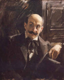 Portrait of Max Liebermann by Anders Zorn — hand-painted portrait oil painting reproduction on canvas