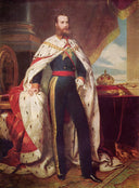 Portrait of Maximilian I of Mexico by Franz Xaver Winterhalter — hand-painted portrait oil painting reproduction on canvas