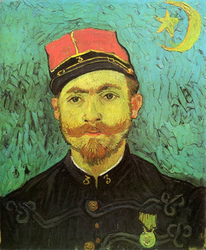 Portrait of Milliet, Second Lieutnant of the Zouaves - Vincent van Gogh